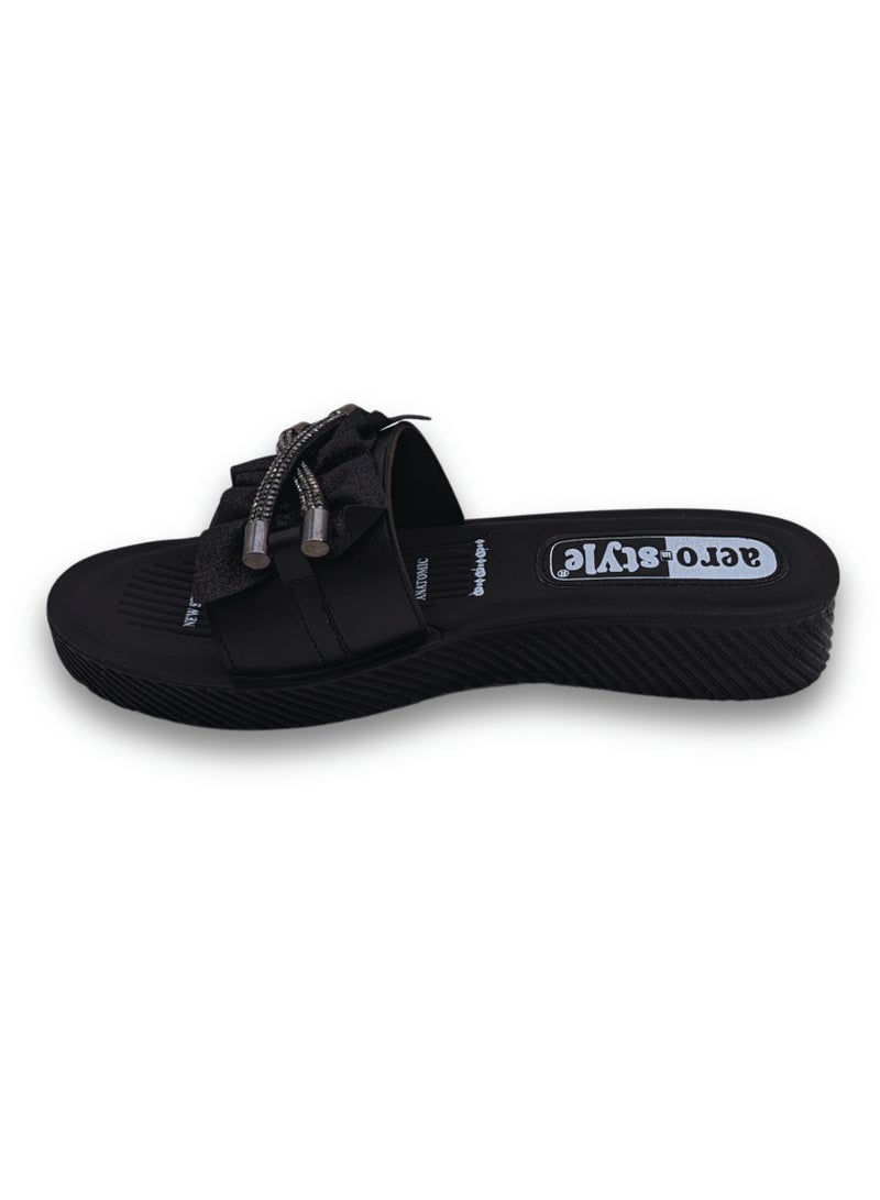 Aerostyle Women’s Slippers SPL1034 Black