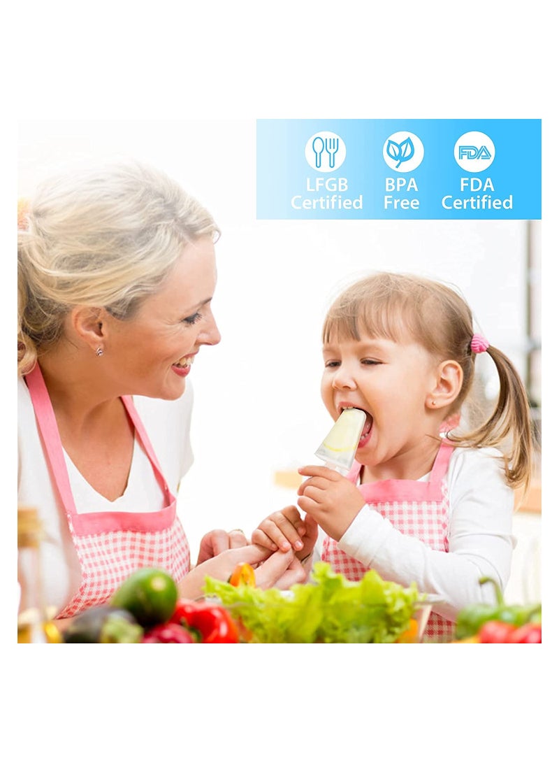 1 Piece Silicone Popsicle Molds Easy Release, Reusable BPA Free Popsicle Maker Popsicle Molds, Dishwasher Safe, Homemade DIY Ice Cream Molds for Kids