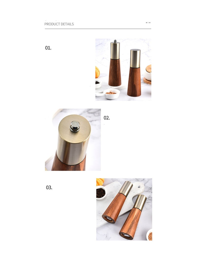 Salt and Pepper Grinder Set Kitchen Supplies