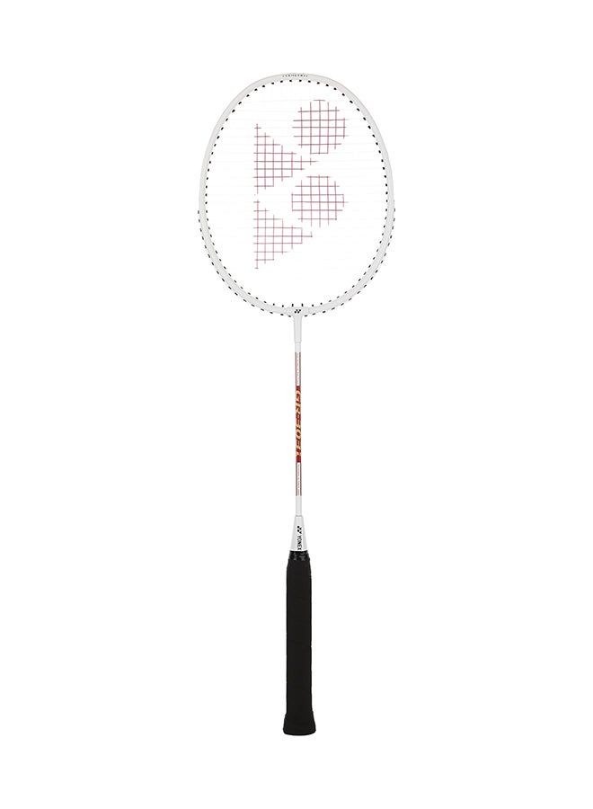 Gr 303I White Aluminium Badminton Racquet With Full Cover