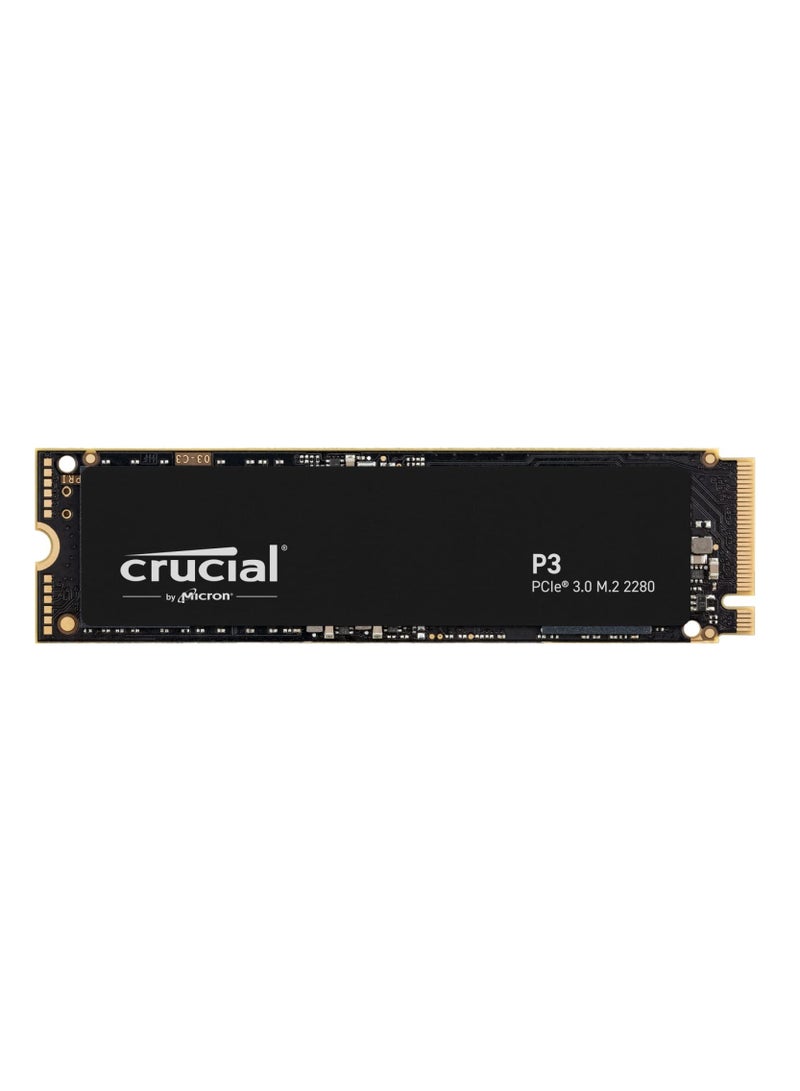 Crucial P3 M.2 NVMe SSD 500GB – PCI-Express 3.0 3D NAND – M.2 Internal SSD – Storage 500 GB