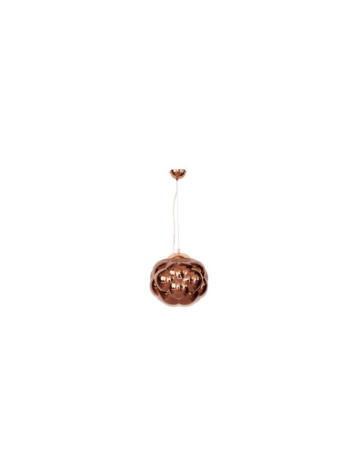 Salhiya Lighting Totchie Indoor Ceiling Pendant Light, E27 Bulb Type, Large, D3870, Rose Gold