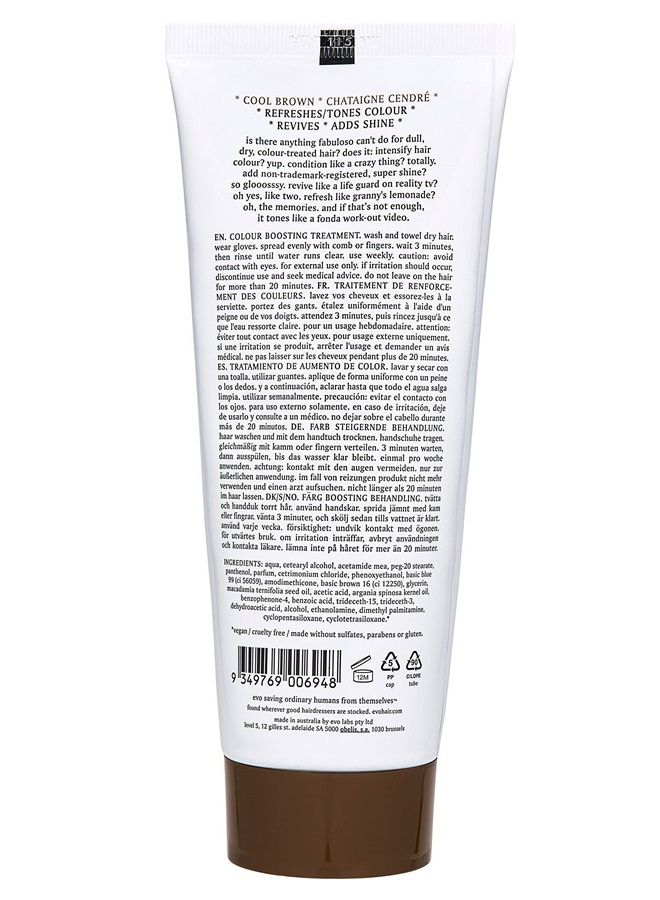 Fabuloso - Cool Brown Color Boosting Treatment - Color Care Conditioner for Color-Treated Hair - Helps Maintain Color Depth, Tone & Shine - 220ml / 7.5fl.oz