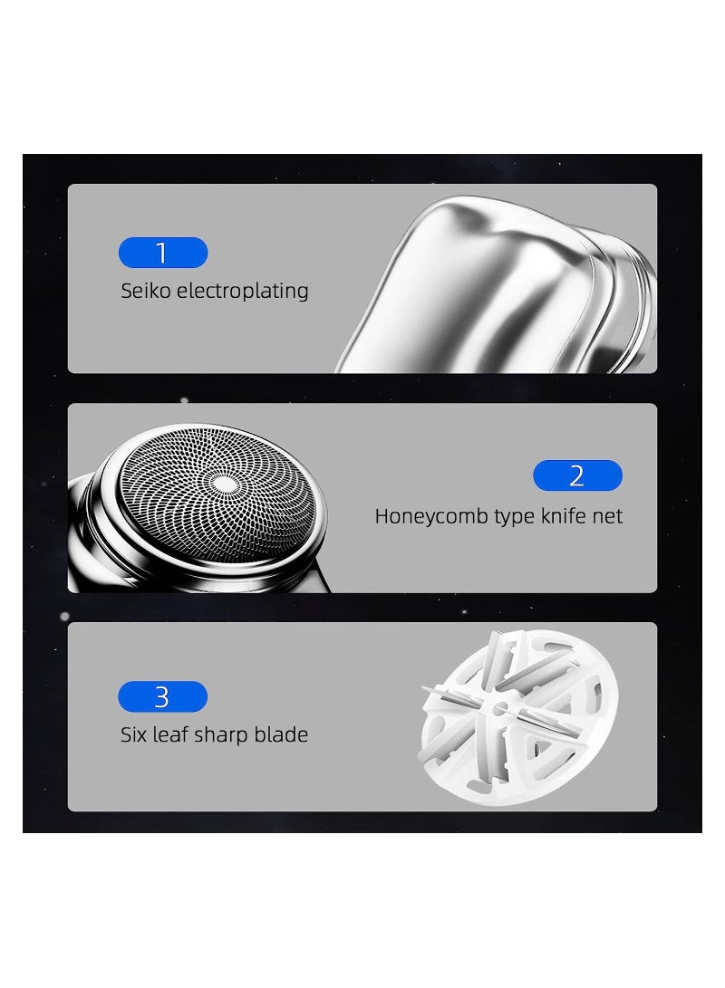 Mini Pocket Portable Electric Shaver Rechargeable