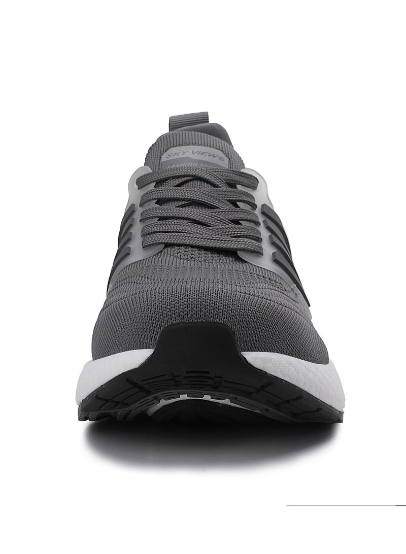 SKYVIEW Men's Running Shoes Tennis Fashion Sneakers For Men Walking Slip On Gym Workout Athletic Breathable Jogging Sport Casual Shoes Grey