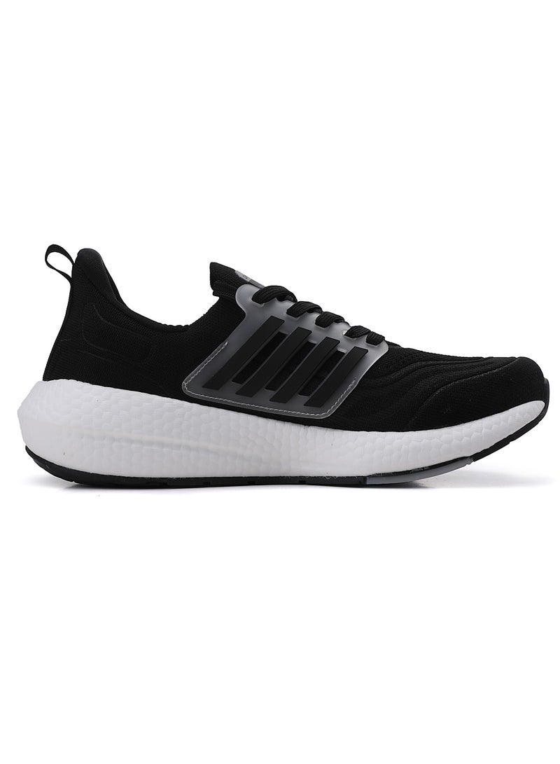 SKYVIEW Men's Running Shoes Tennis Fashion Sneakers For Men Walking Slip On Gym Workout Athletic Breathable Jogging Sport Casual Shoes Black White