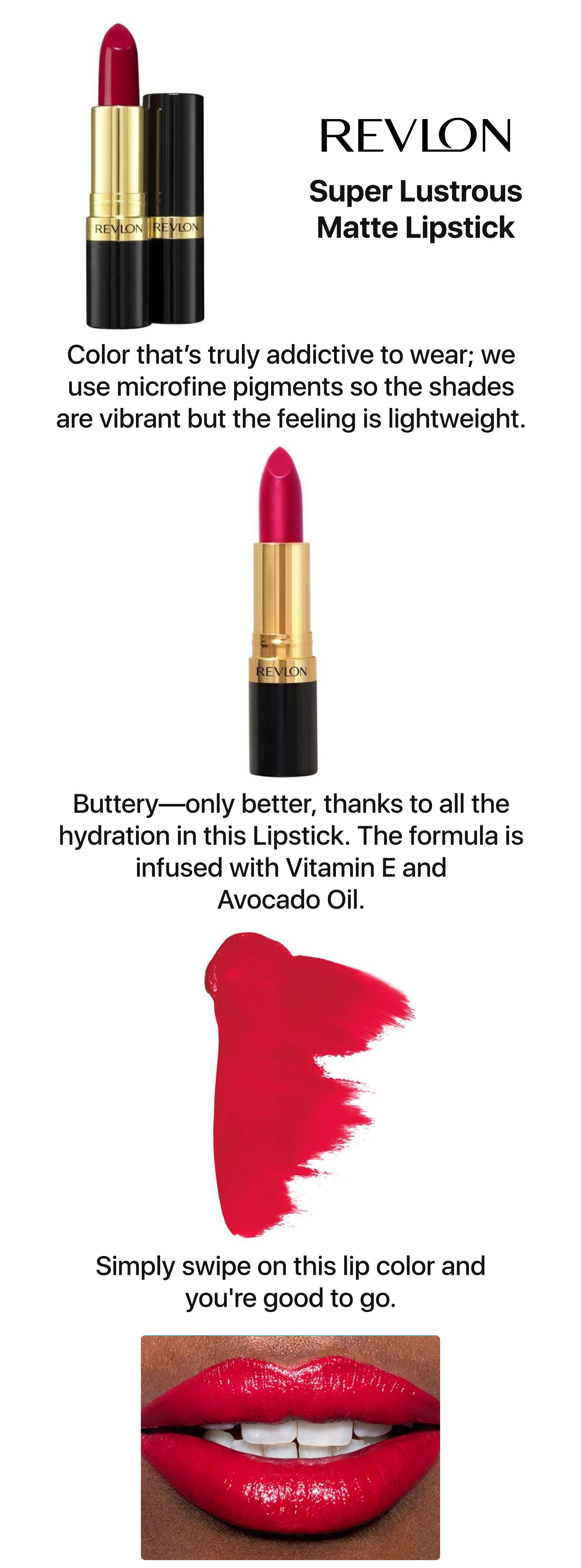 Super Lustrous Matte Lipstick 440 Cherries In The Show