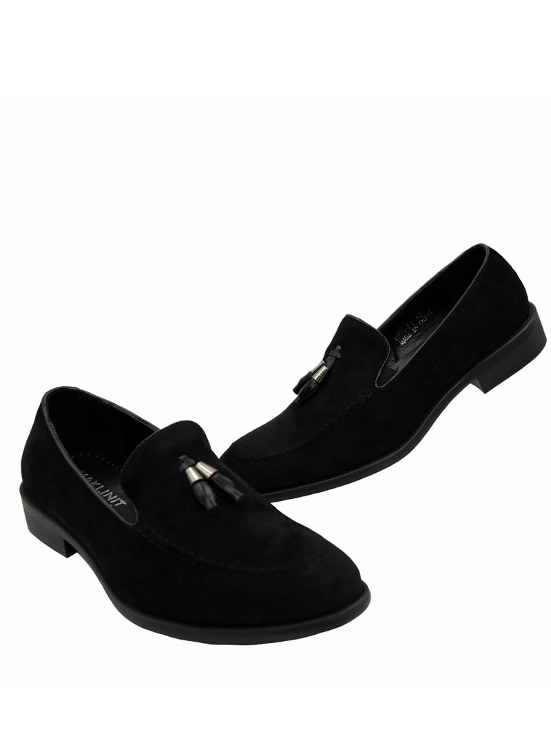 Comfortable Slip-On Formal Loafer Shoes Black