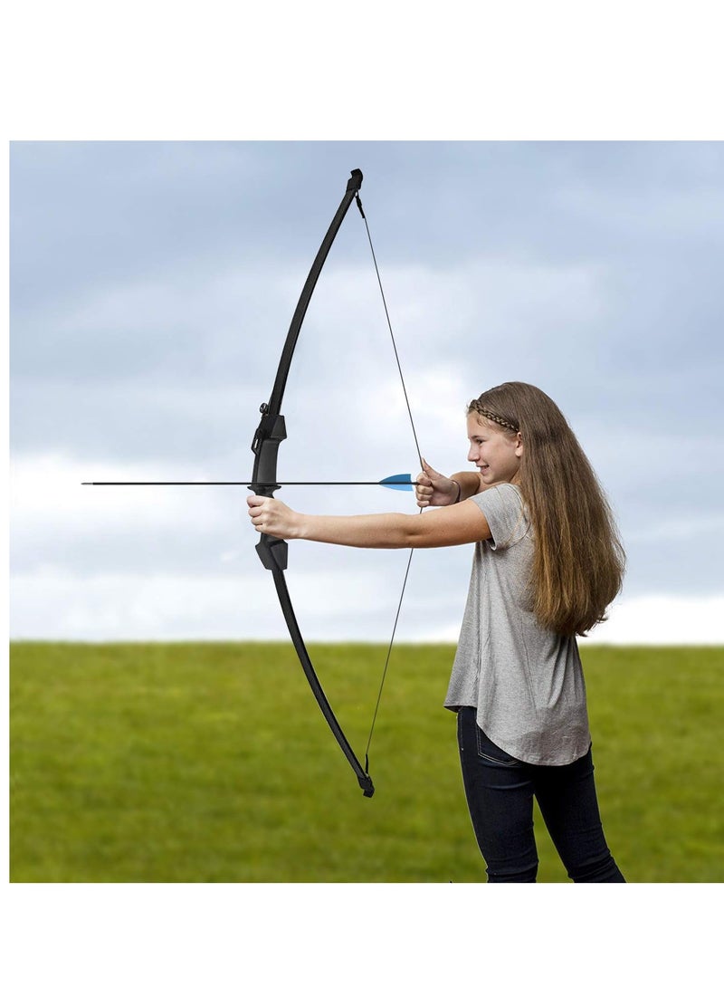 Bow and Arrow Set for Kids and Teens, Beginner Practice Bow, Youth Bow and Arrow with 6 Arrows and Accessories for Outdoor Sports Game