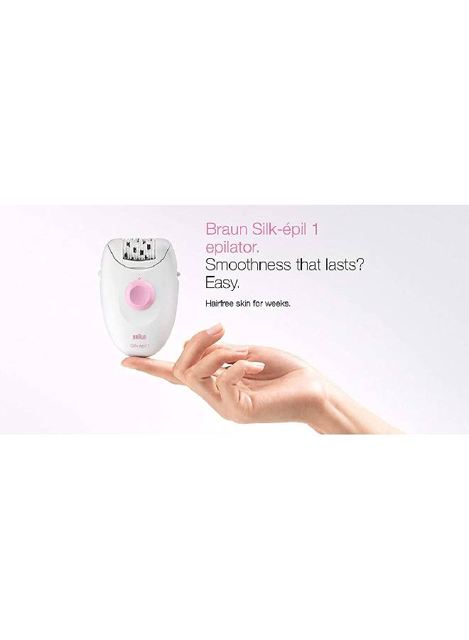 Silk Epil 1-170 Legs Epilator Pink/white