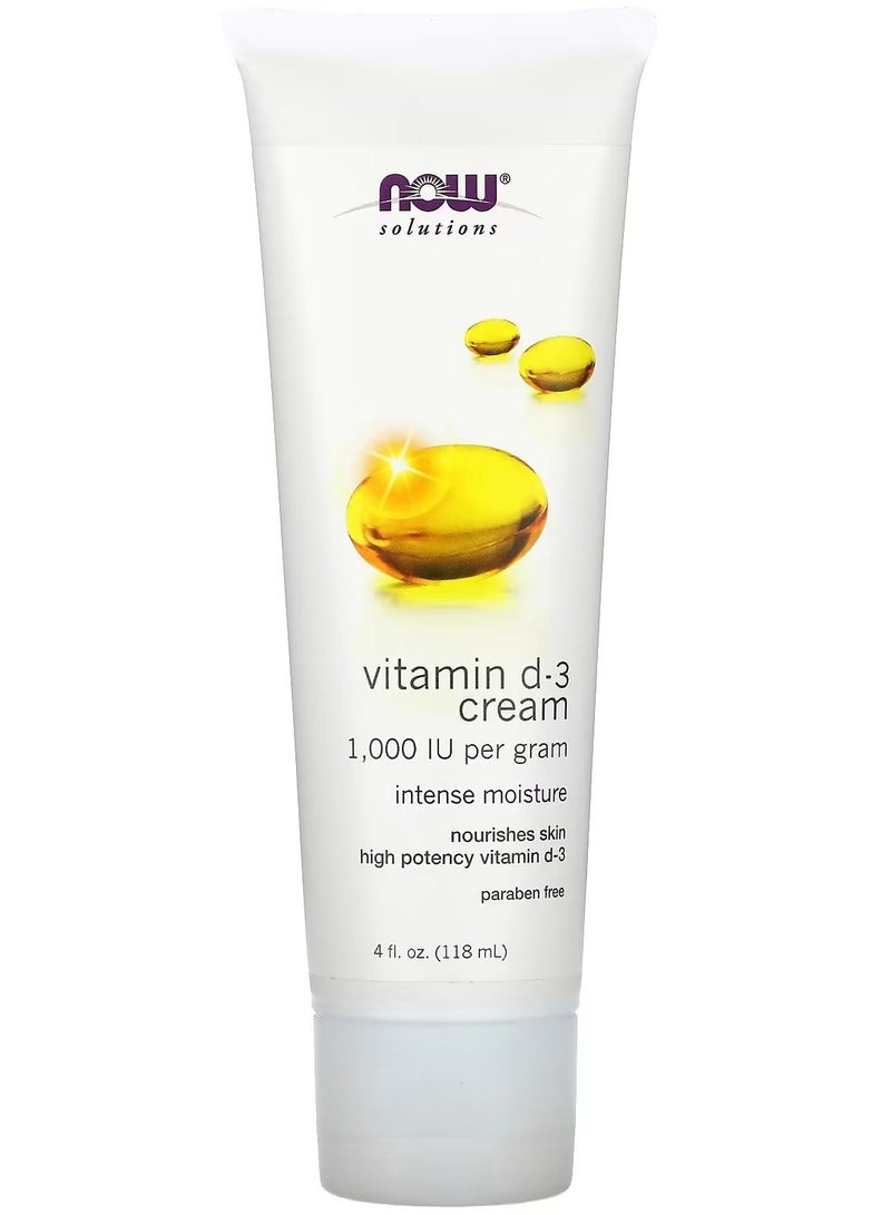 Vitamin D3 CreaM 1000 IU 4 fl oz 118 ml