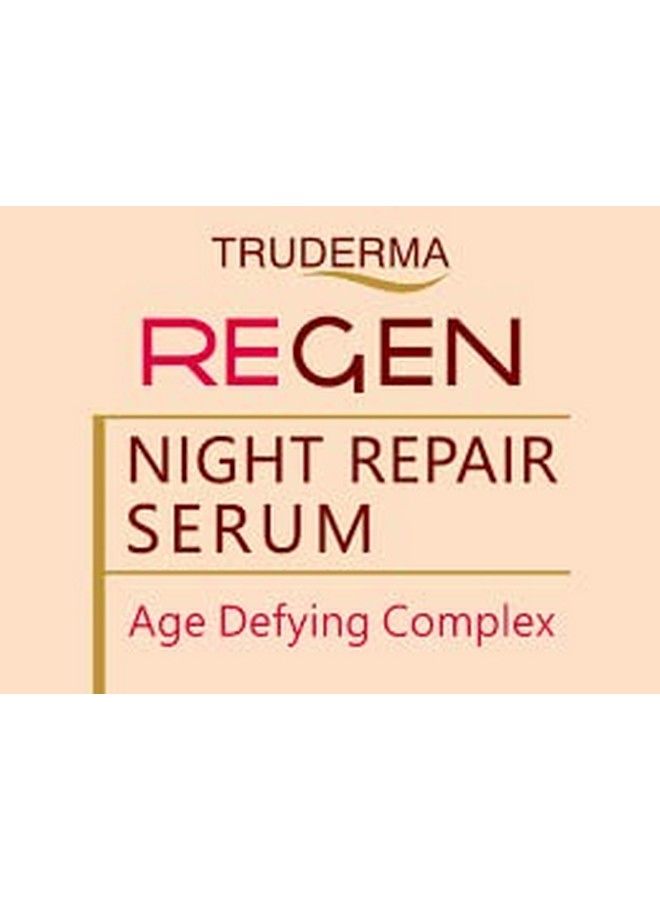 Regen Night Repair Serum For Skin Ageing 30Ml