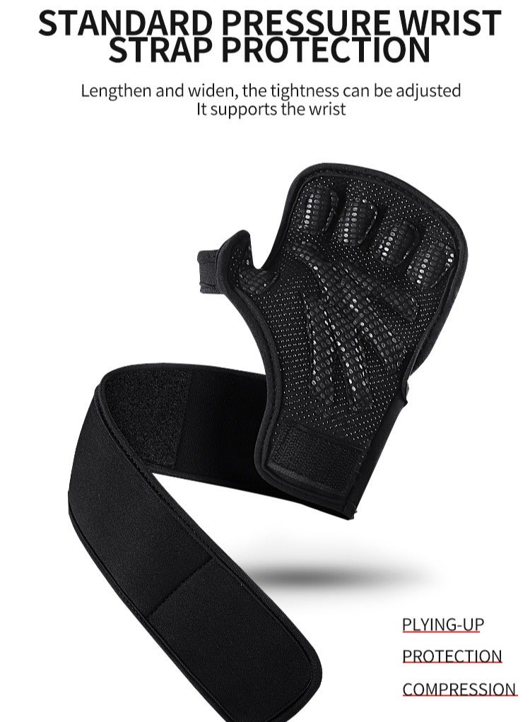 Ventilated Workout Gloves - Strong Grip & Palm Protection for Men & Women | Ideal for Cross-Training, Gym, Cycling, Weightlifting