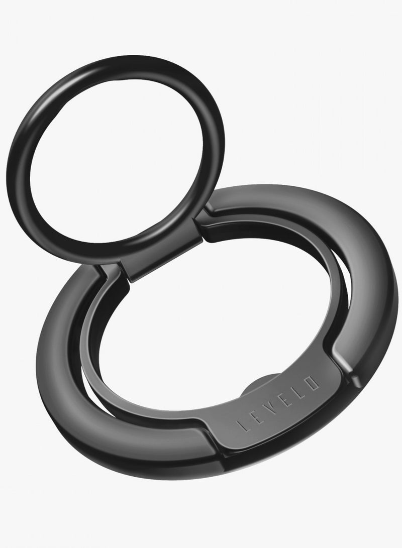 Luccio 2 in 1 Phone Ring Holder - Black