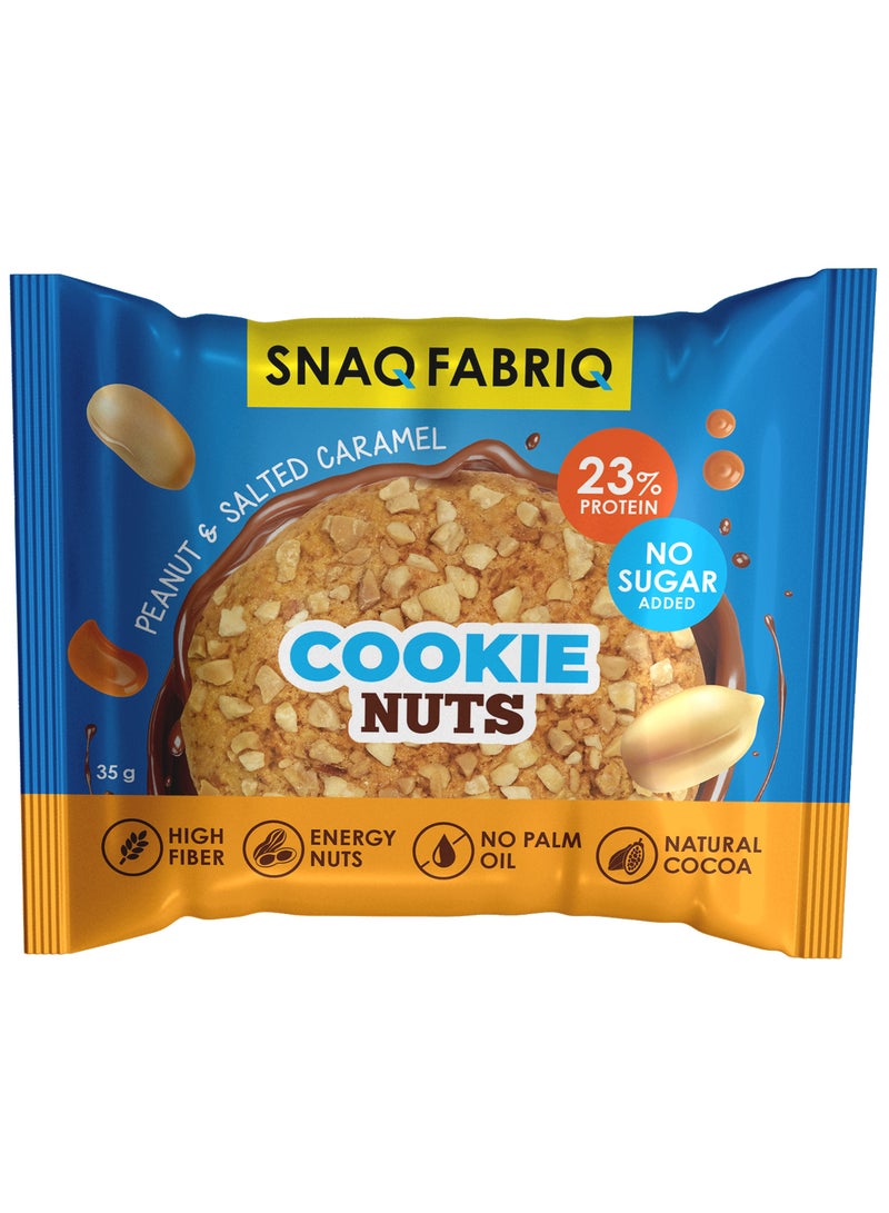 Protein Cookie Nuts with Peanut & Salted Caramel High Fiber 12x35g