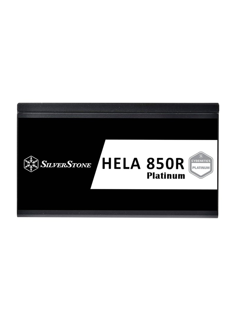 Hela 850R Fully Modular ATX Power Supply, Cybenetics Platinum, 850W Max Output Power, Gen5 12VHPWR PCIe Connector, 135mm Silent FDB Fan, Active PFC, Black | SST-HA850R-PM