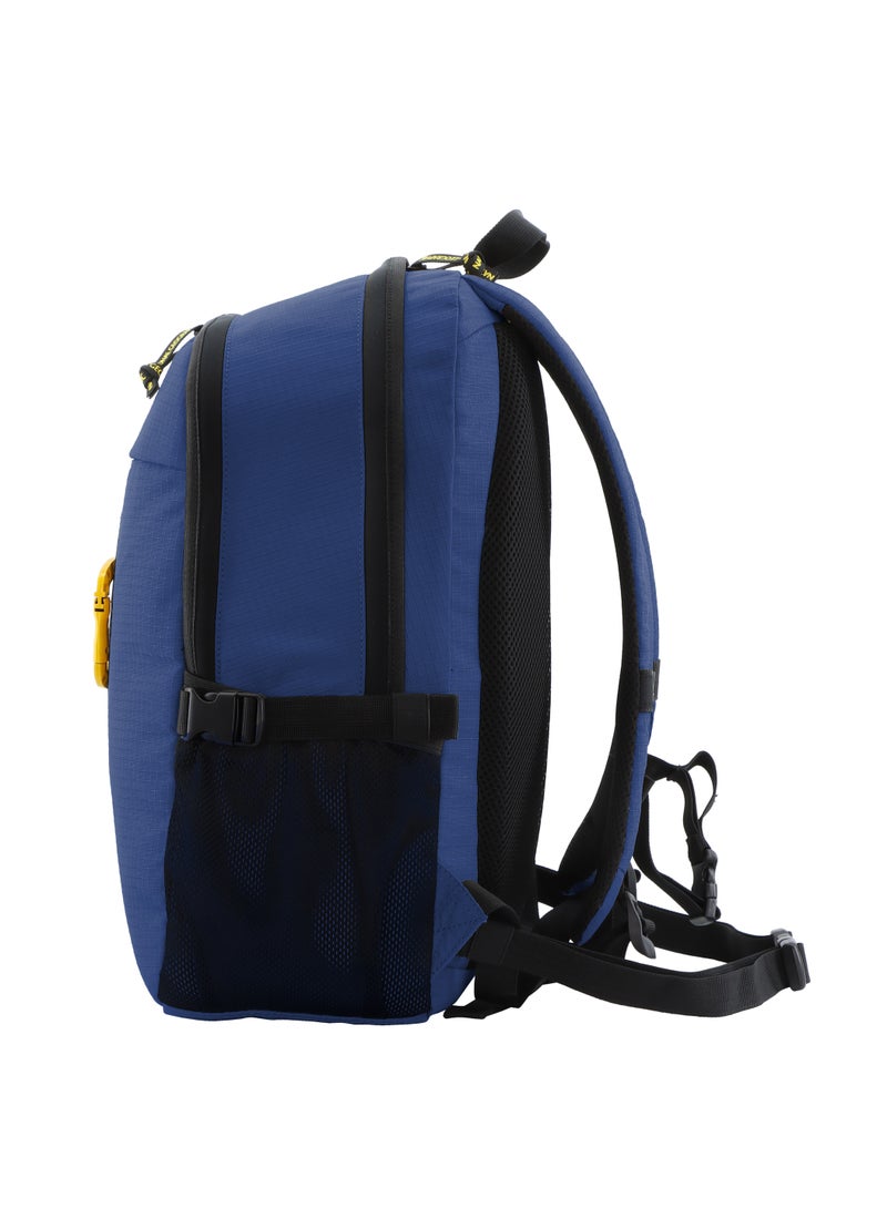 National Geographic Explorer III RPET Computer Backpack Royal Blue For Men And Women, Durable Water Resistant Padded Laptop Tablet Bag For Casual Travel Outdoor School Office