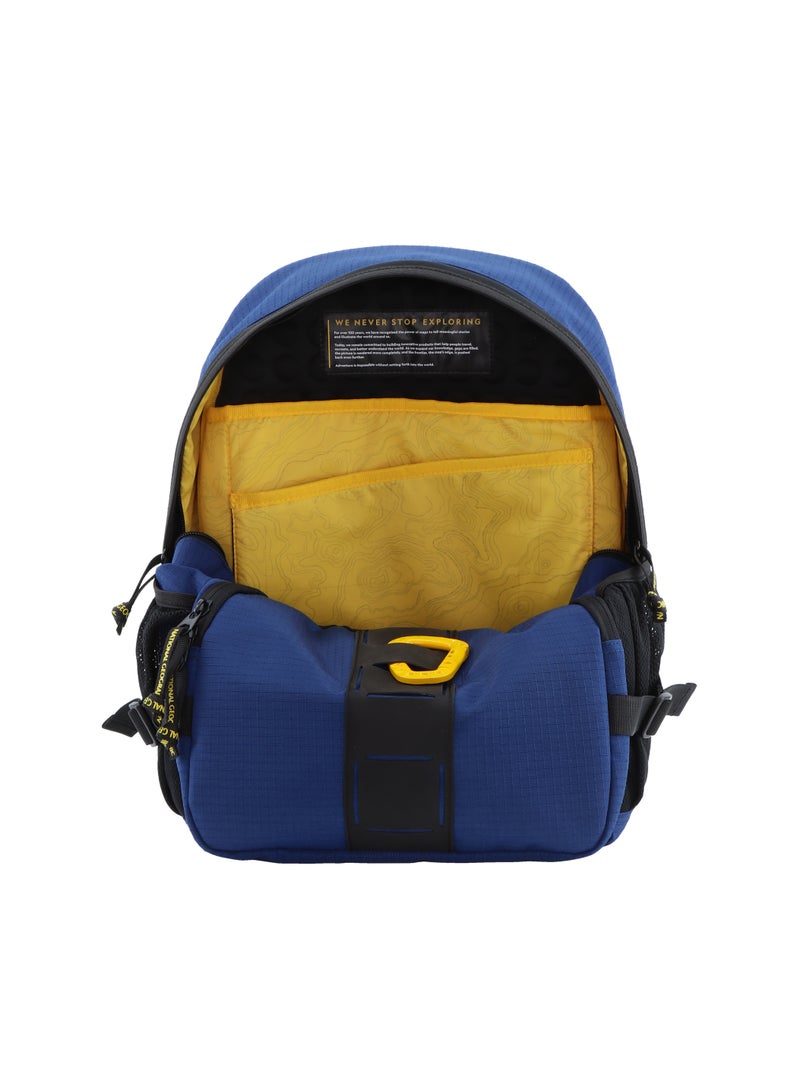 National Geographic Explorer III RPET Computer Backpack Royal Blue For Men And Women, Durable Water Resistant Padded Laptop Tablet Bag For Casual Travel Outdoor School Office