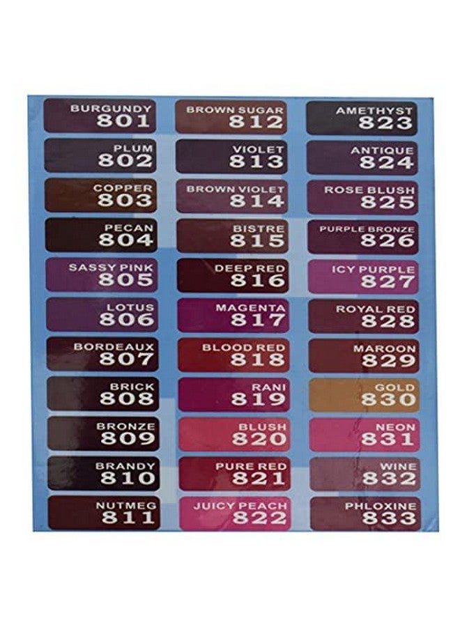 Non Transfer 18 Hours Stay Lipstick Glossy Finish For Women (Multicolors) (816)