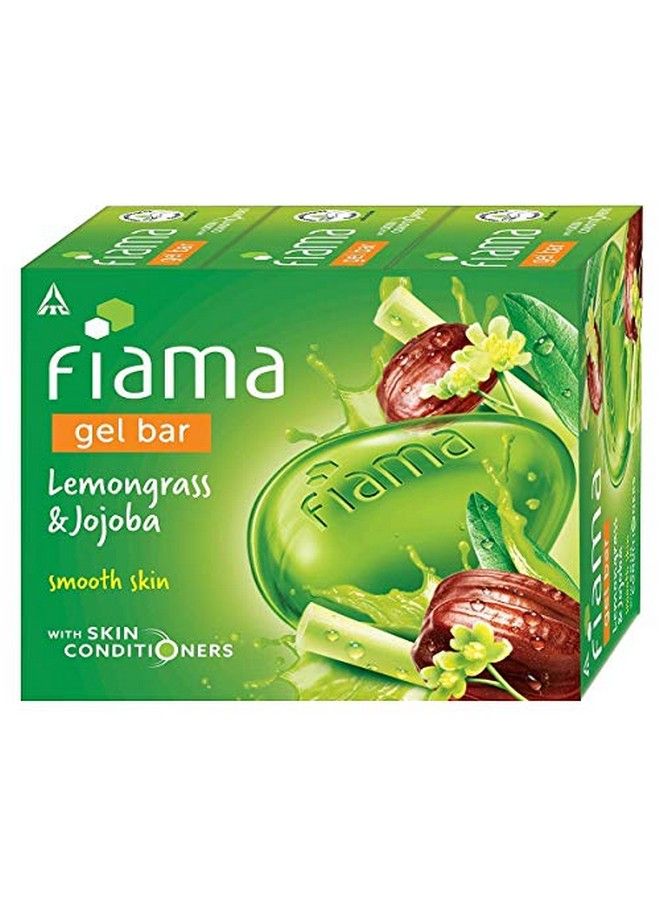 Gel Bar Blackcurrant And Bearberry With Skin Conditioners For Moisturized Skin 125G Soap (Pack Of 6) & Gel Bar Lemongrass And Jojoba For Smooth Skin 125G (Pack Of 3)