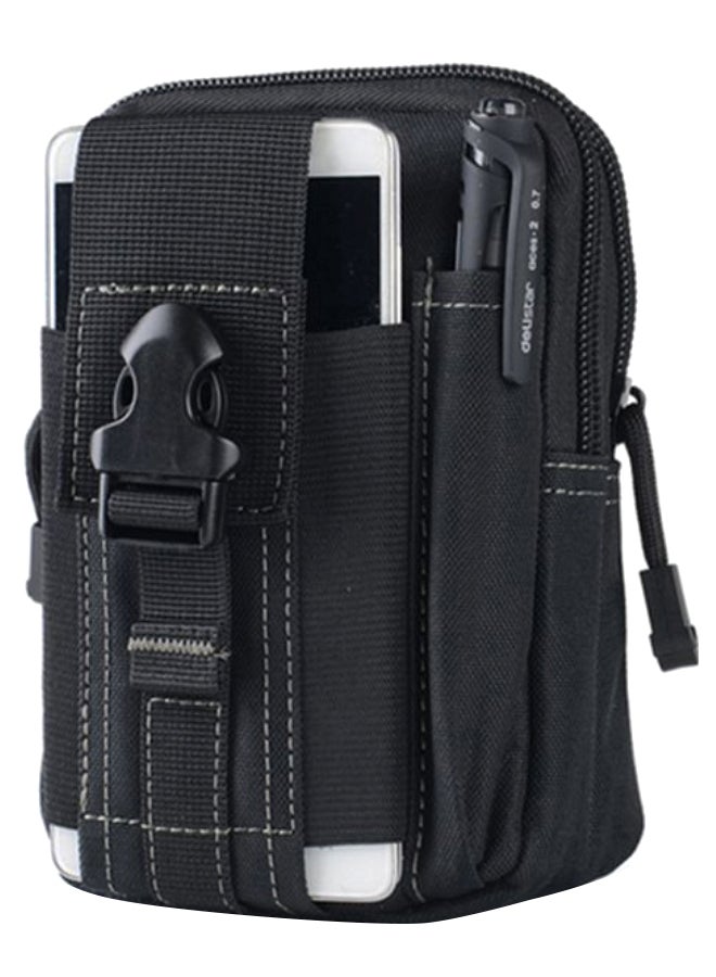 Tactical Molle Pouch Belt Waist Bag Black