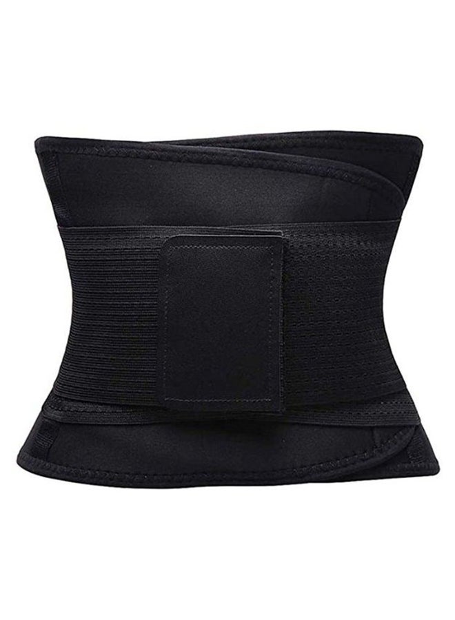 Adjustable Trainer Belt Waist Cincher Shapewear Black