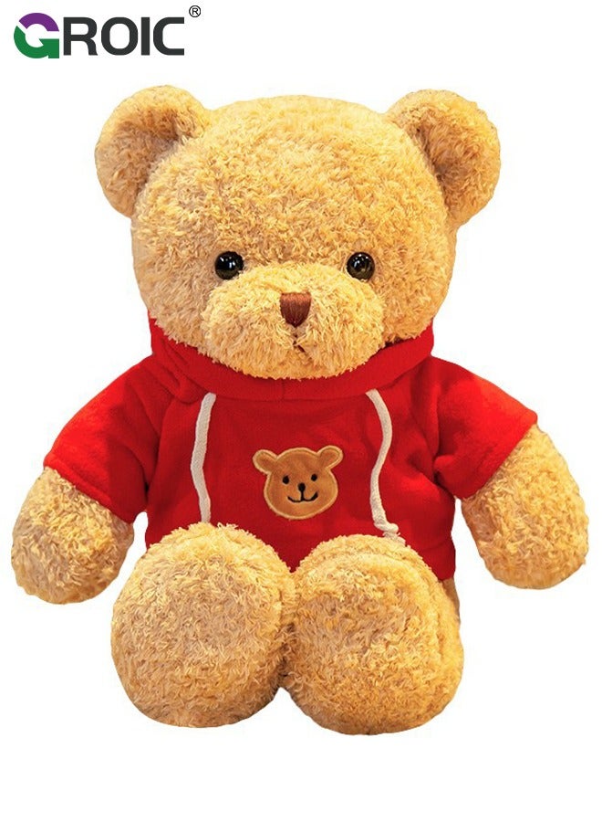 30CM Teddy Bear Stuffed Animal Plush Bear with Sweater, Lovely Plushies for Animal Themed Parties,Children's Companion Toy