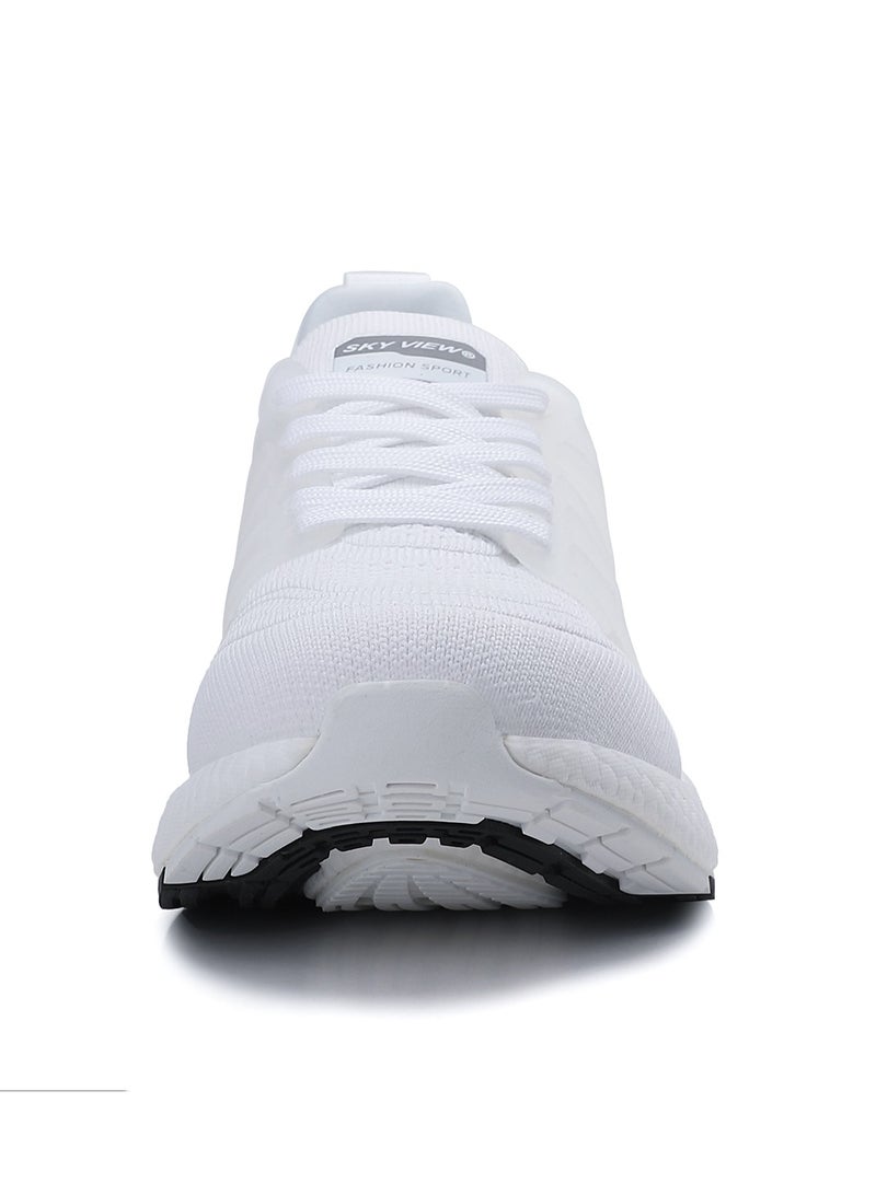 SKYVIEW Men's Running Shoes Tennis Fashion Sneakers For Men Walking Slip On Gym Workout Athletic Breathable Jogging Sport Casual Shoes White