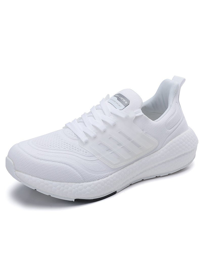 SKYVIEW Men's Running Shoes Tennis Fashion Sneakers For Men Walking Slip On Gym Workout Athletic Breathable Jogging Sport Casual Shoes White