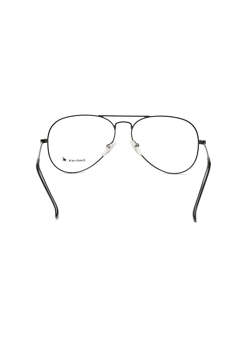 Black Aviator  Rimmed Eyeglasses