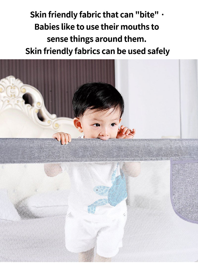 Reinforced High Density Breathable Anti-collision Cotton Bed Circumference With Safety Buckle