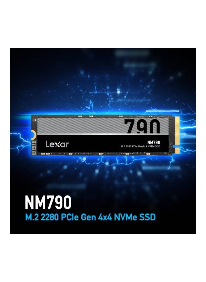 1TB High Speed PCIe Gen 4X4 M.2 NVMe, up to 7400 MB/s read and 6500 MB/s write 1 TB