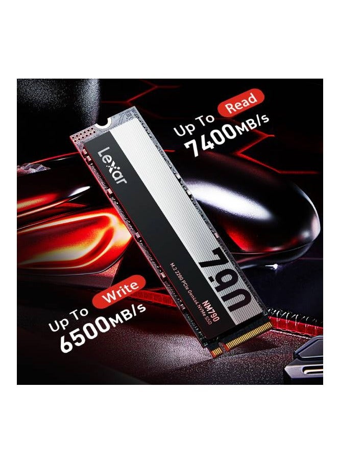 1TB High Speed PCIe Gen 4X4 M.2 NVMe, up to 7400 MB/s read and 6500 MB/s write 1 TB