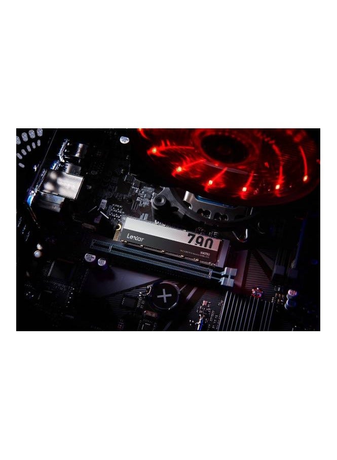1TB High Speed PCIe Gen 4X4 M.2 NVMe, up to 7400 MB/s read and 6500 MB/s write 1 TB