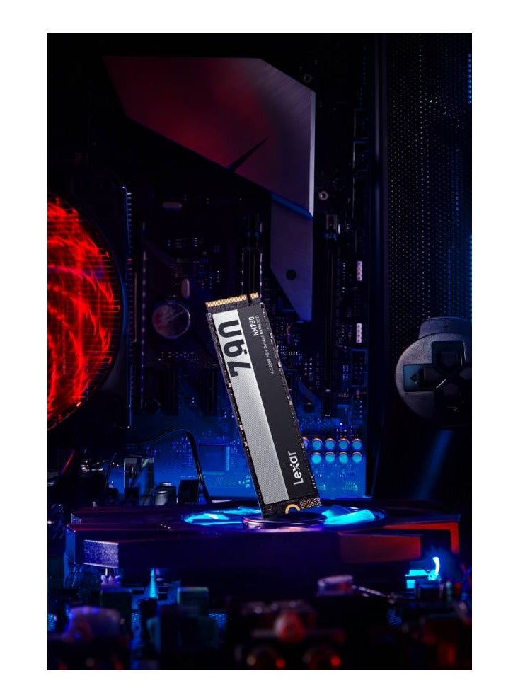 1TB High Speed PCIe Gen 4X4 M.2 NVMe, up to 7400 MB/s read and 6500 MB/s write 1 TB
