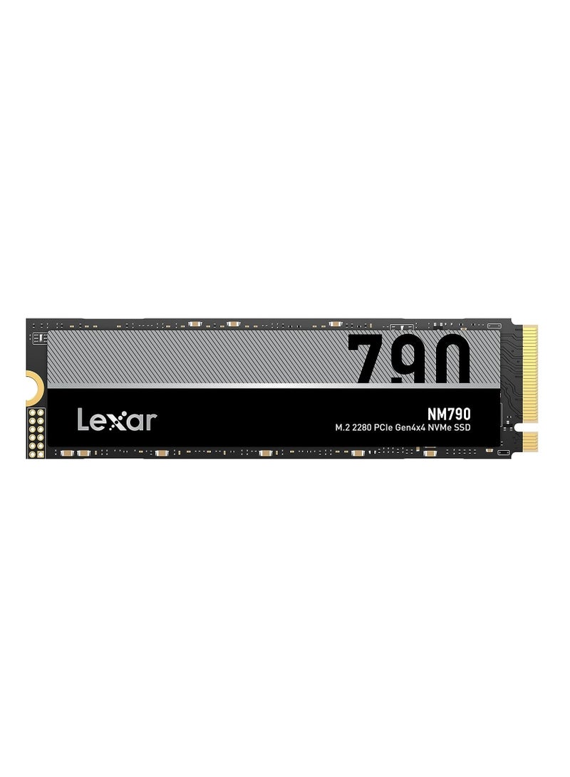 Lexar NM790 1TB SSD, M.2 2280 PCIe Gen4x4 NVMe 1.4 Internal SSD, Up to 7200MB/s Read, Up to 4400MB/s Write, Internal Solid State Drive for PS5, PC, Laptop, Gamers, Professionals (LNM790X001T-RNNNG) 1 TB