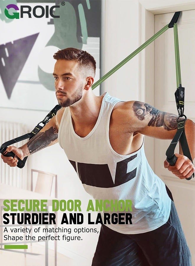 Resistance Bands, Exercise Bands with Handles, Fitness Bands, for Heavy Resistance Training, Physical Therapy, Shape Body, Yoga, Home Workout Set,Resistance Bands for Working Out(150 lbs)