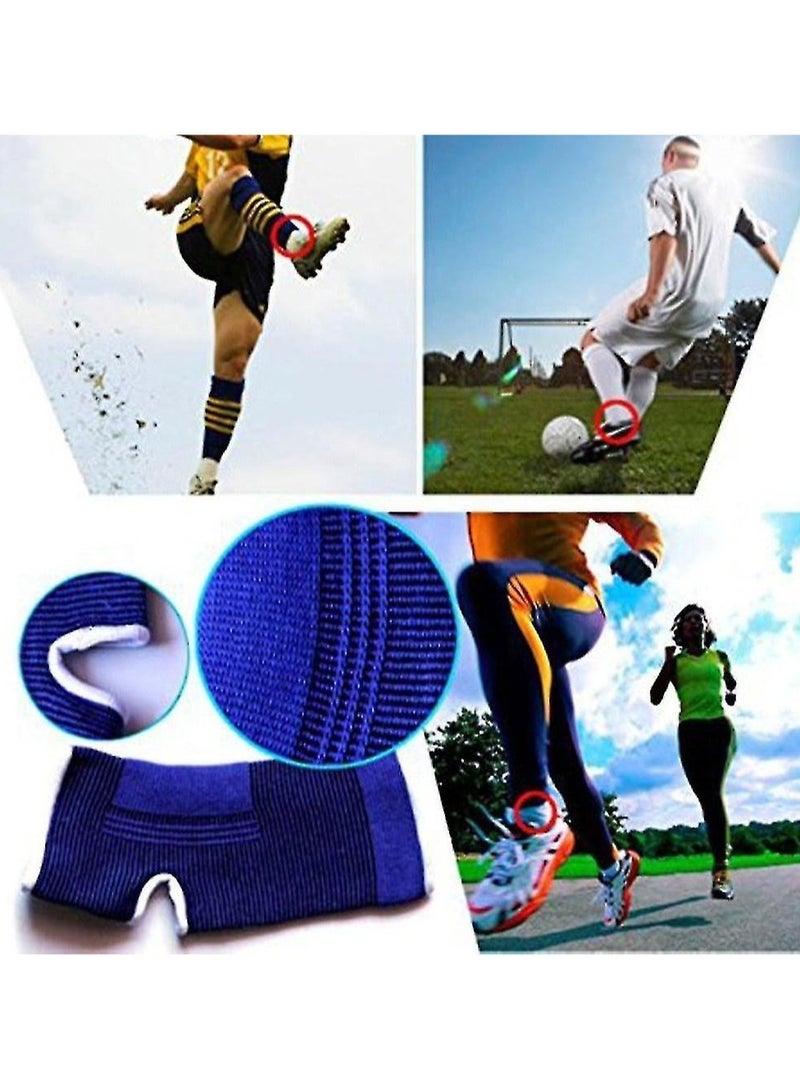 2 Pairs Of Support Foot Wraps With Protectors Ankle Protection Bandages