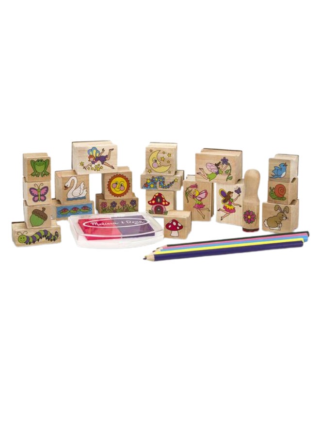 Stamp A Scene Fairy Garden Activity Set Multicolour