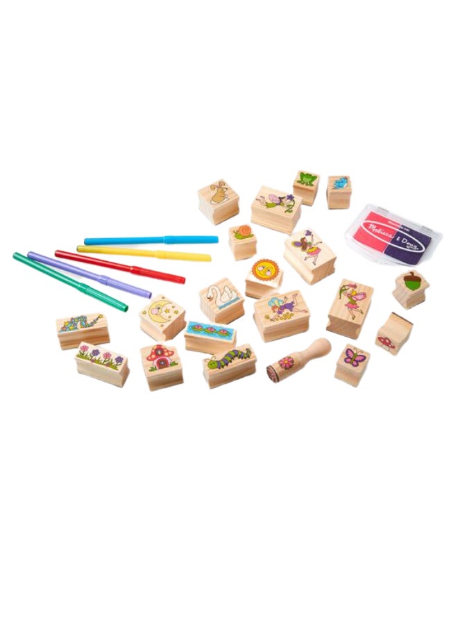 Stamp A Scene Fairy Garden Activity Set Multicolour