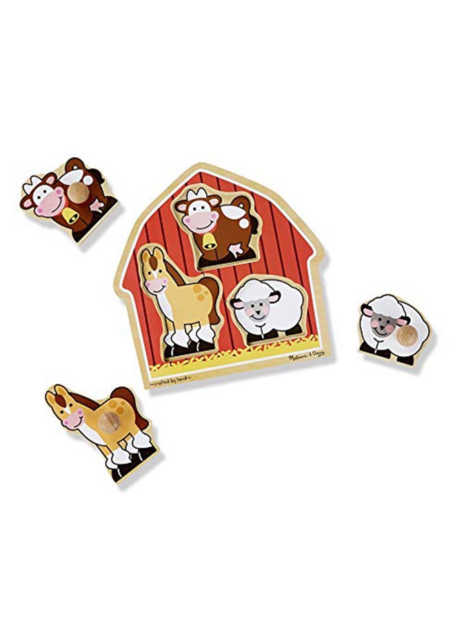 Barnyard Animals Jumbo Knob Puzzle