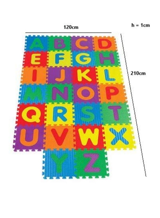 Letters And Number Puzzle Play Mat