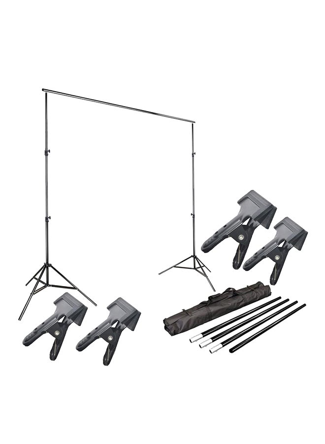 Background Stand Kit For Lighting Photography Black