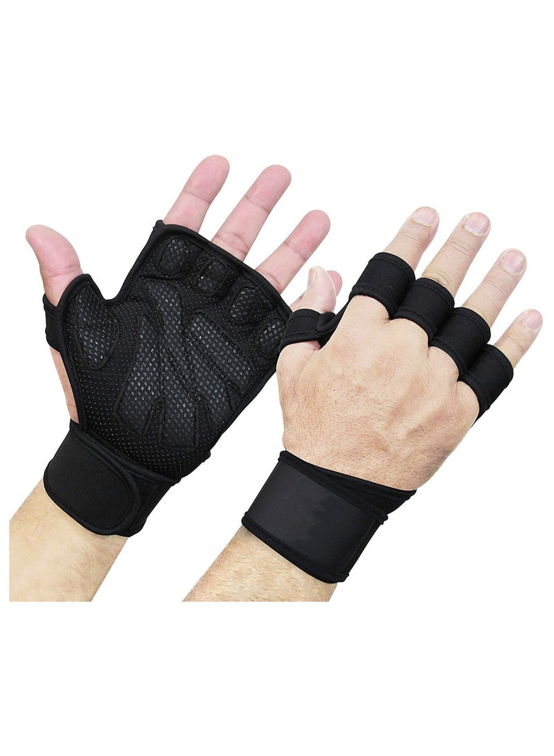 New Ventilated Workout Gloves with strong grip and Palm Protection both For Men and Women Exceptional For Cross training Gym Cycling Weightlifting