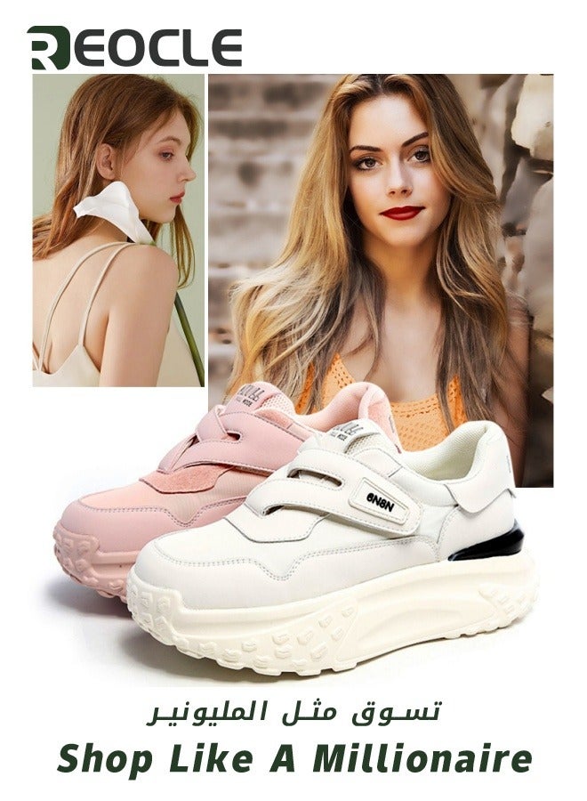 Women's Shoes Sports Shoes Platform Flat Height Increase Fashion Shoes for Travel & Workout & Short Trips