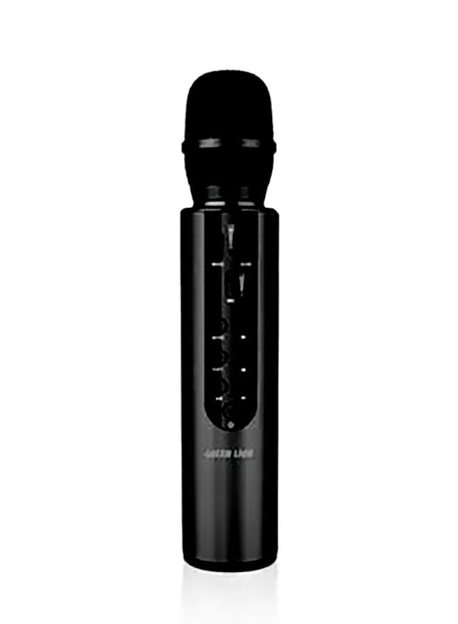 Karaoke Microphone / Record Songs & Sing Songs/ Bluetooth /TF Card /AUX / Speaker /High-Quality Microphone - Black