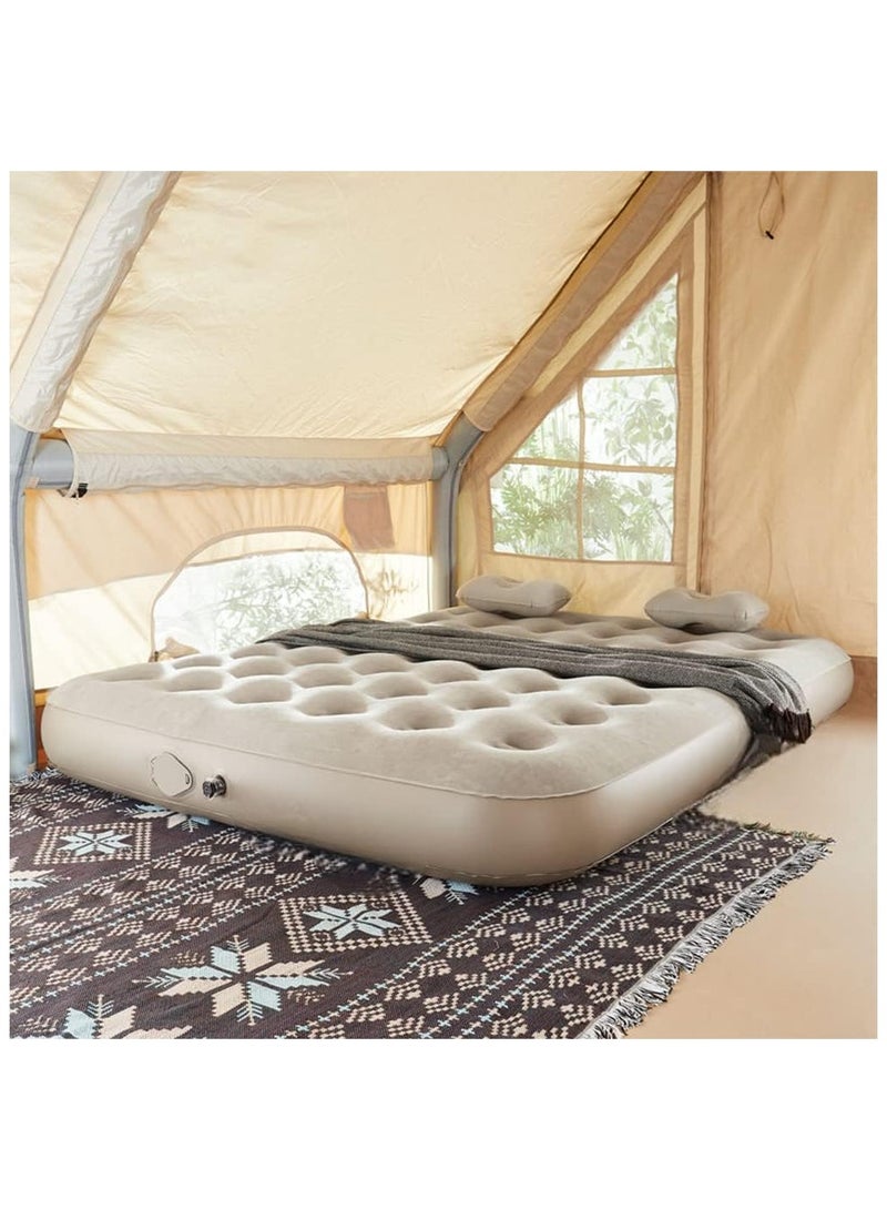 Single Person Camping Mattress Built In Charging Pump Skinfriendly waterproof and wear resistant fabric Double honeycomb column design Multi-Functional Application