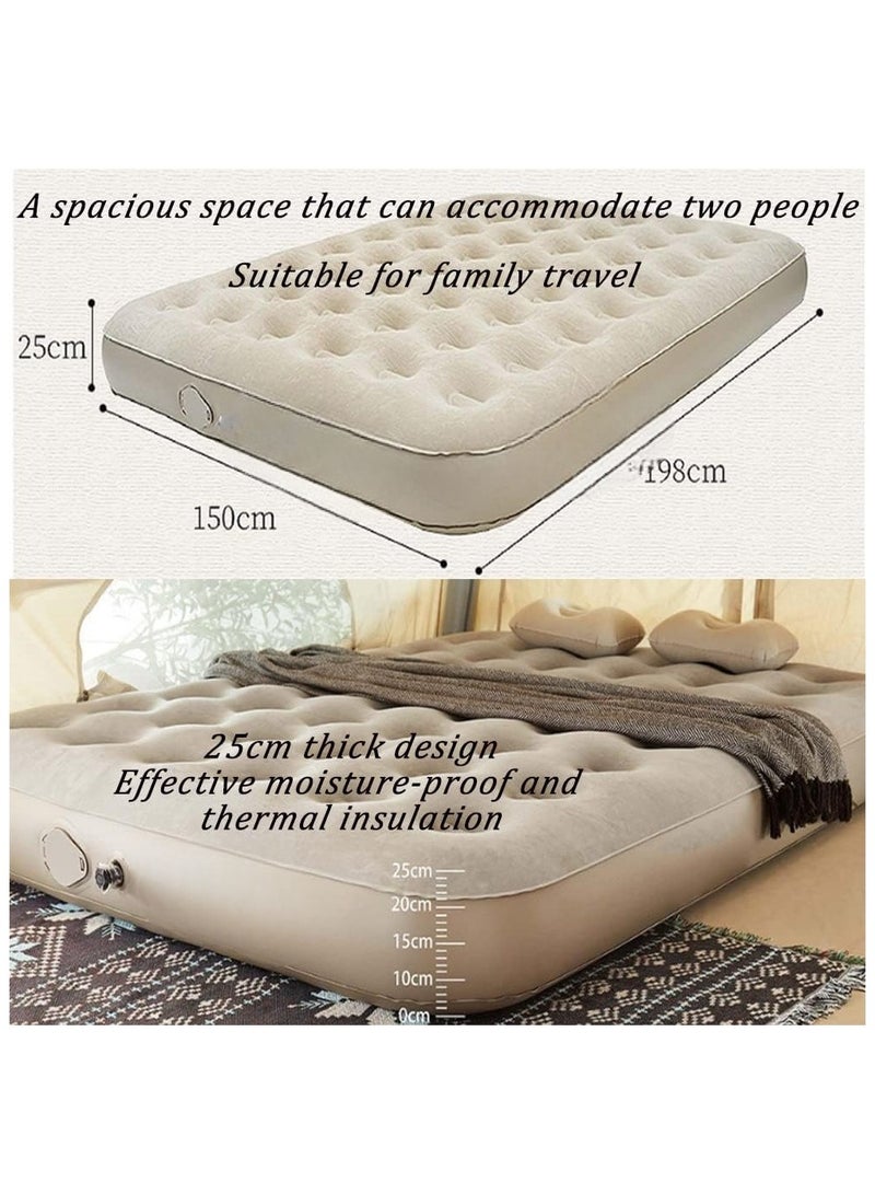 Single Person Camping Mattress Built In Charging Pump Skinfriendly waterproof and wear resistant fabric Double honeycomb column design Multi-Functional Application