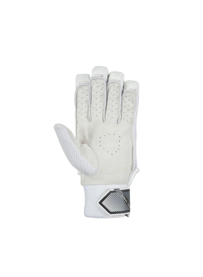 SG LITEVATE WHITE BATTING GLOVES (Adult)