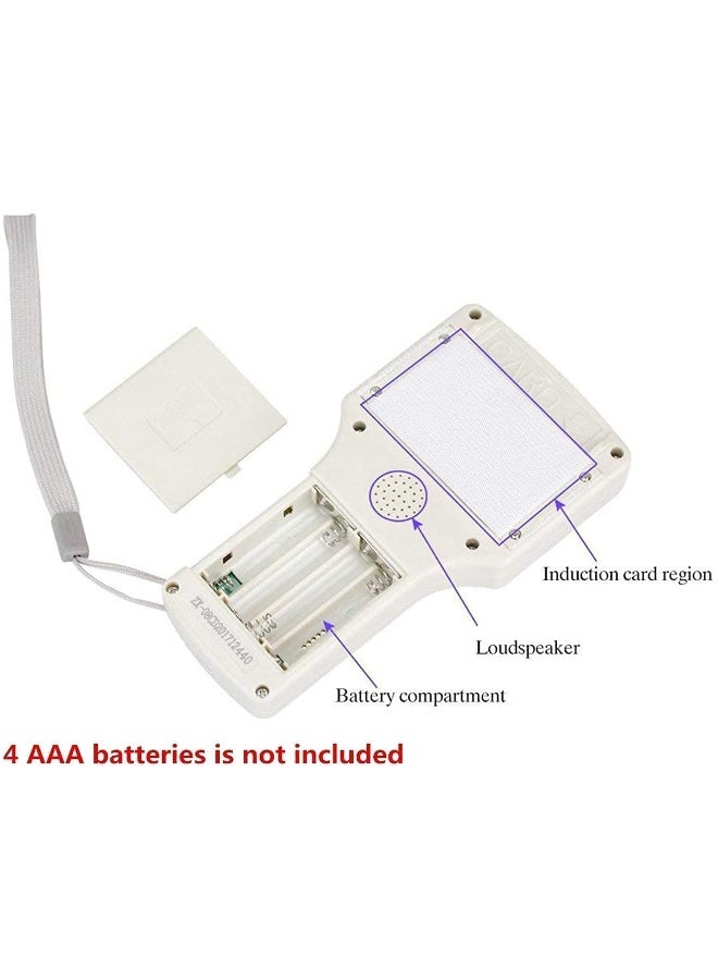 Advanced RFID Writer Copier for 125Khz IC-Type-A 13.56MHz HID-125KHz IC/ID/HID/UID RFID 10 Frequency Duplicator (Device Bundle with 125KHz Cards & Tags)